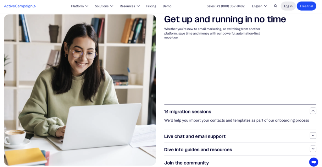 ActiveCampaign vs Mailchimp: activecampaign ease of use